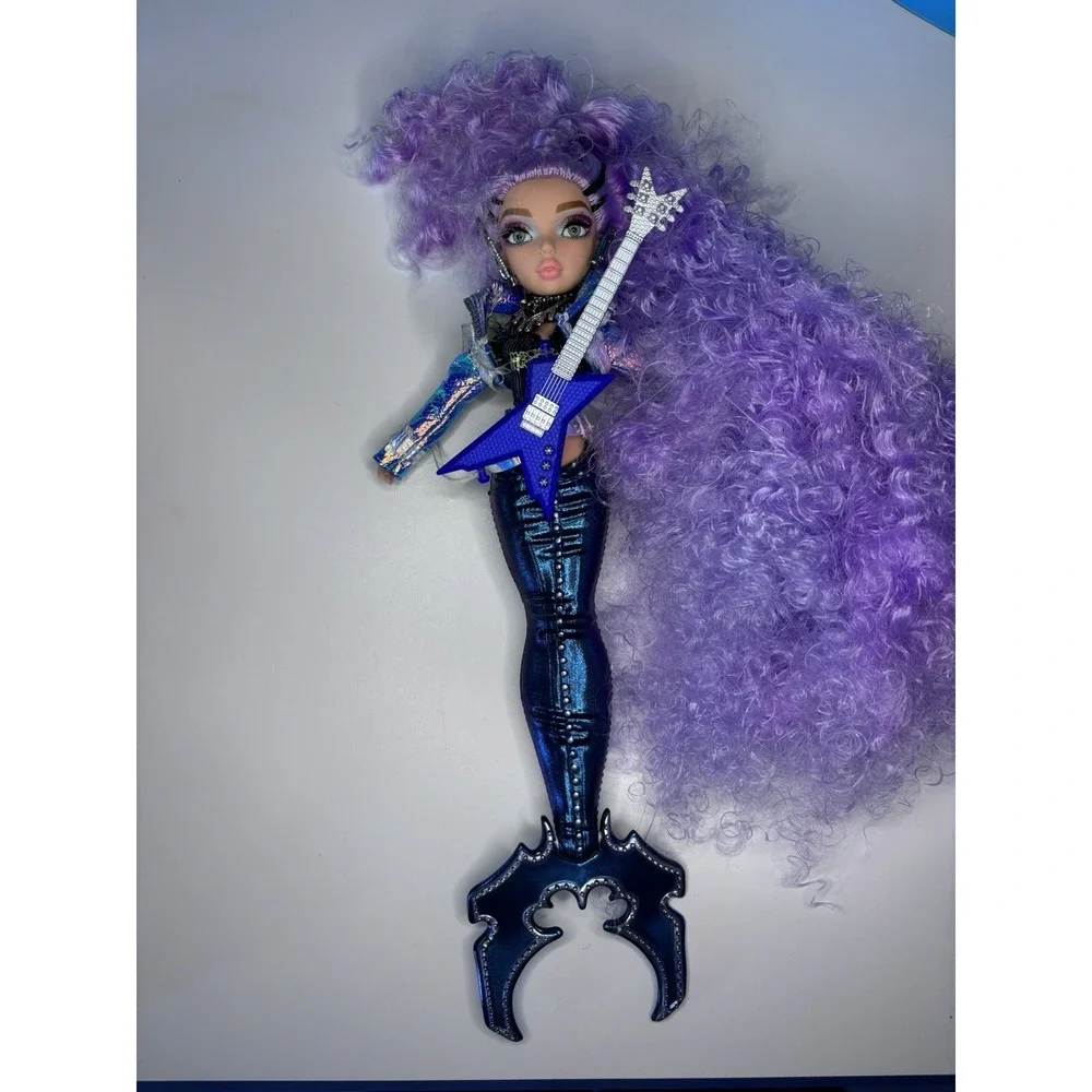 🎸Mermaze‎ Mermaidz Riviera Color Changing Fashion Doll With Guitar